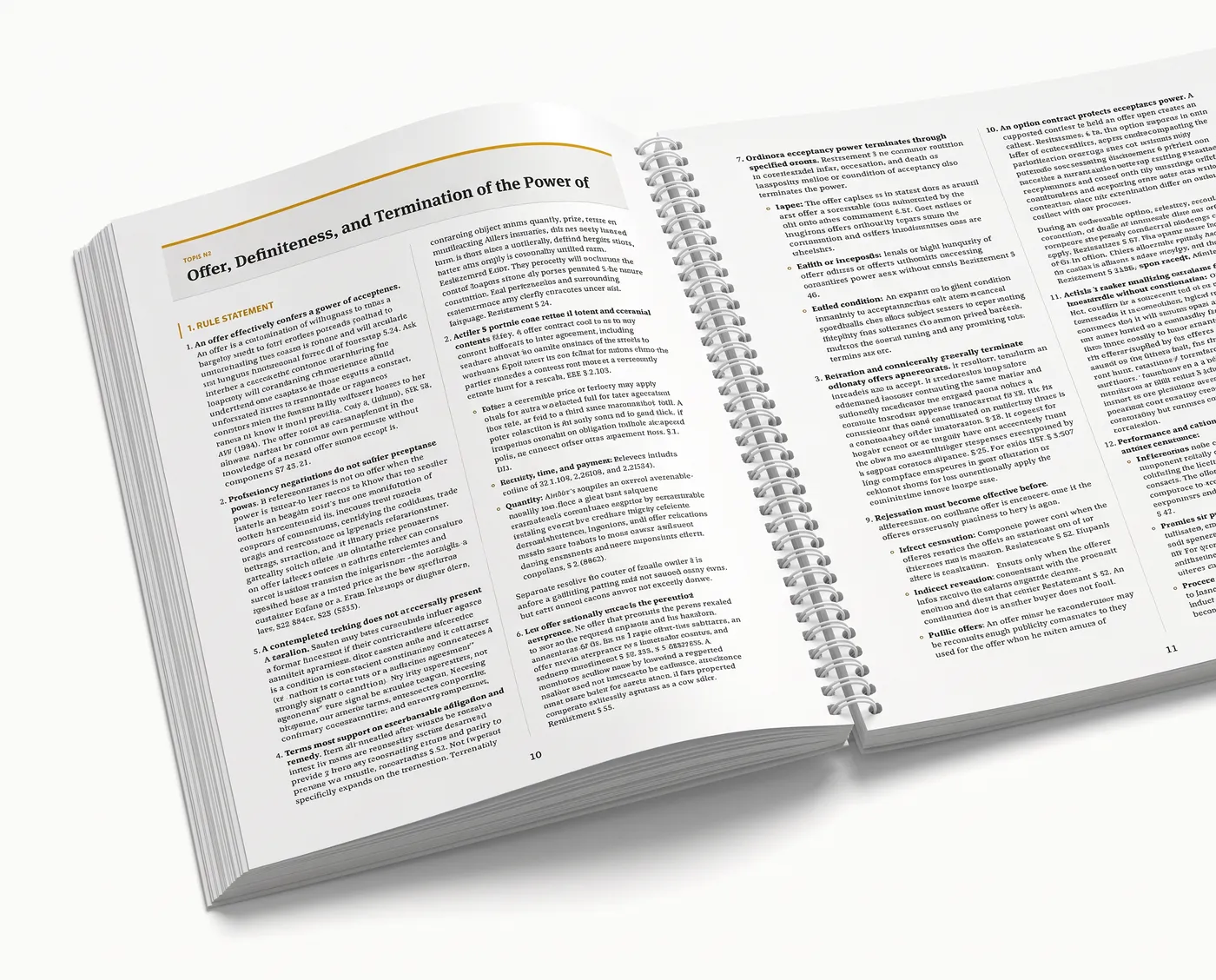 An interior spread from the Contracts & Sales volume